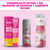 Desodorante Íntimo + Gel firmador de bumbum + Sabonete Íntimo