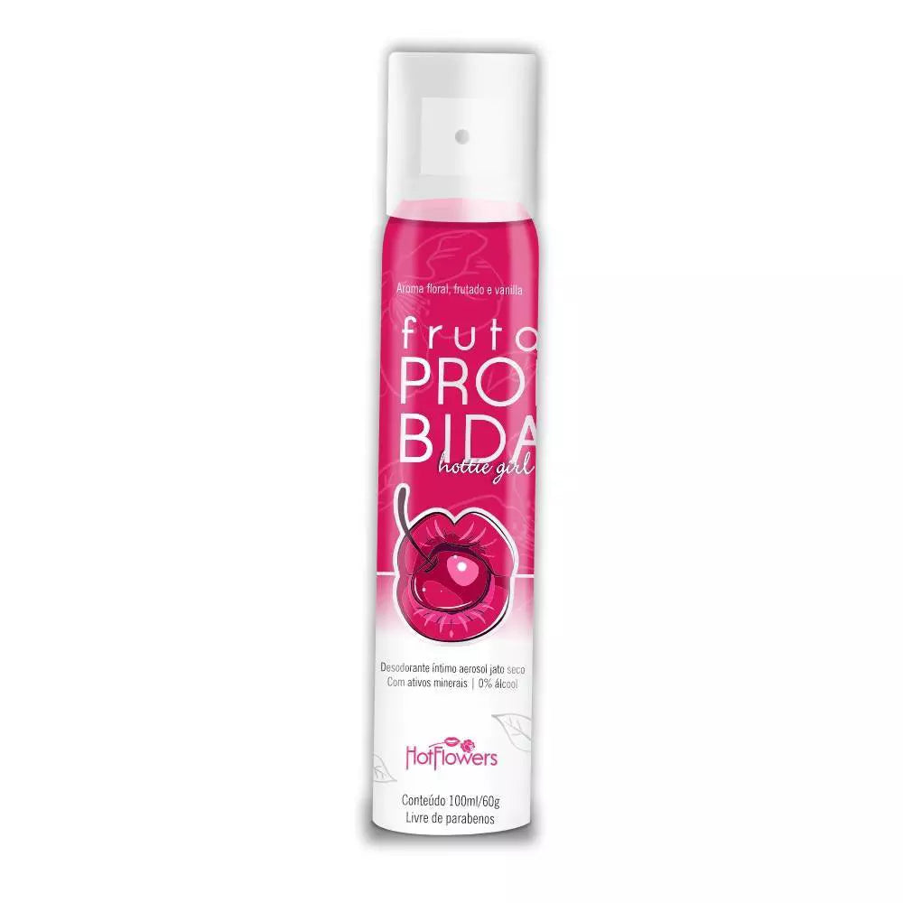 Fruta Proibida Desodorante Aerosol 100Ml Hot Flowers